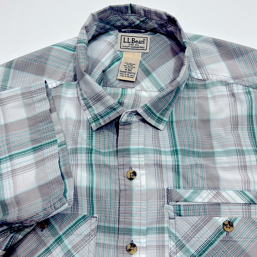 LL Bean Otter Cliff Shirt, M